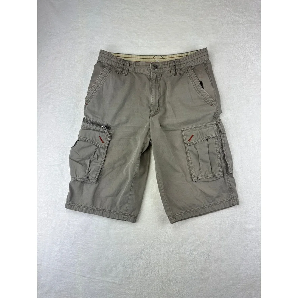 Columbia Cargo Shorts Mens‎ 32 Grey Gorpcore Hiking Outdoor Utility Cotton